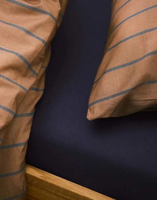 Marc O'Polo Premium Organic Percale Hoeslaken Dark navy - Afbeelding 3