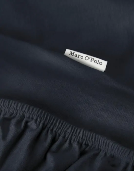 Marc O'Polo Premium Organic Percale Hoeslaken Dark navy - Afbeelding 2