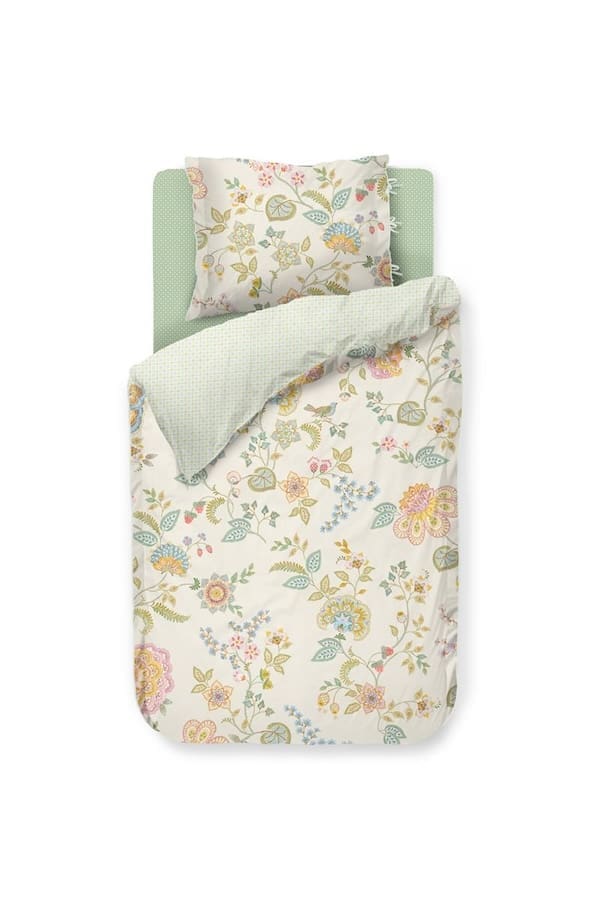 Pip Studio Buenas Tardes Gebroken wit dekbedovertrek - Afbeelding 3