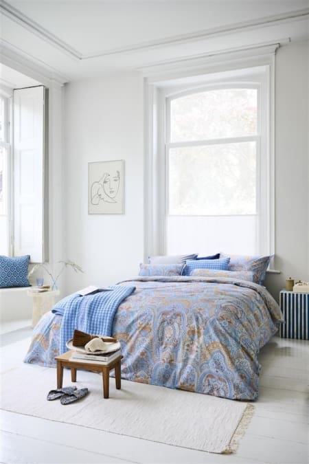 Pip Studio Jabali Flower Blauw dekbedovertrek - Afbeelding 7