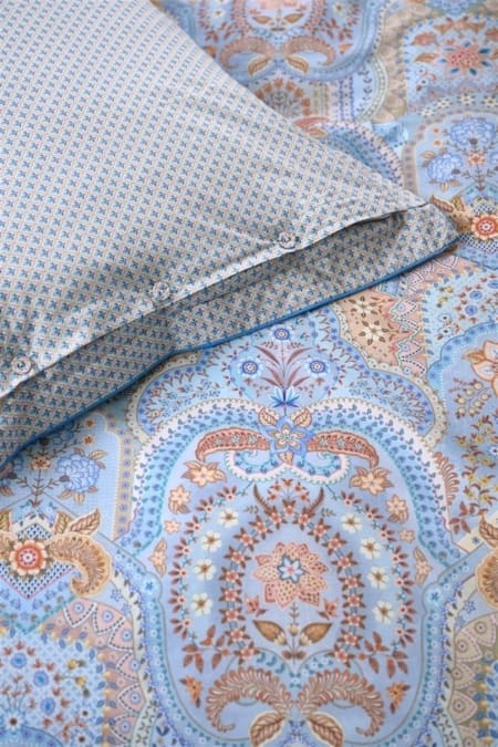 Pip Studio Jabali Flower Blauw dekbedovertrek - Afbeelding 4