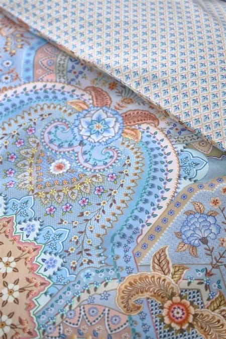 Pip Studio Jabali Flower Blauw dekbedovertrek - Afbeelding 3