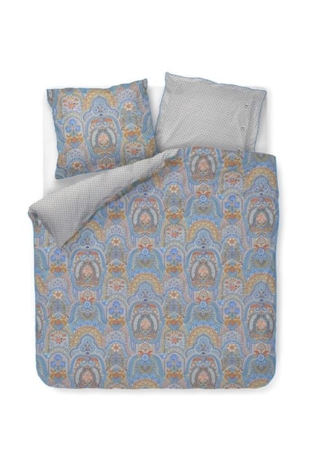 Pip Studio Jabali Flower Blauw dekbedovertrek - Afbeelding 8