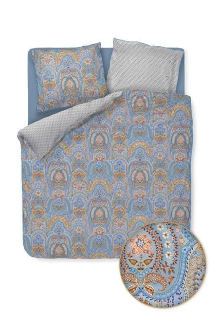 Pip Studio Jabali Flower Blauw dekbedovertrek
