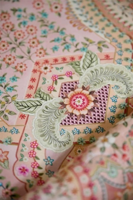 Pip Studio Jabali Flower Koraalrood dekbedovertrek - Afbeelding 6