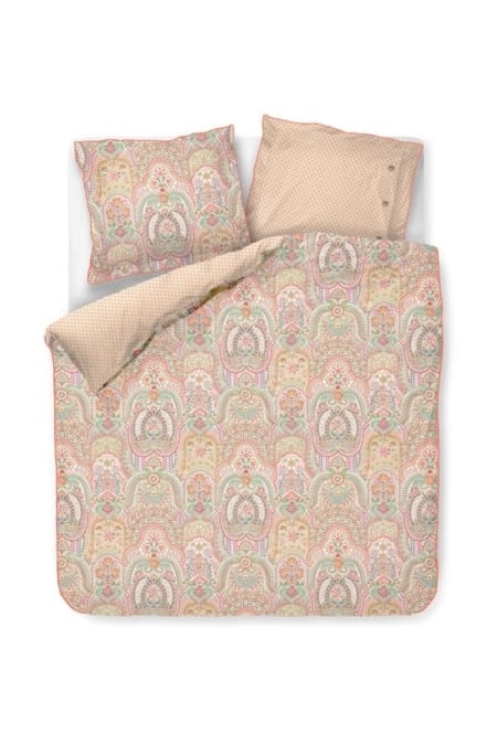 Pip Studio Jabali Flower Koraalrood dekbedovertrek - Afbeelding 7