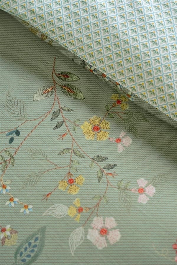 Pip Studio Kili Flower Groen dekbedovertrek - Afbeelding 3