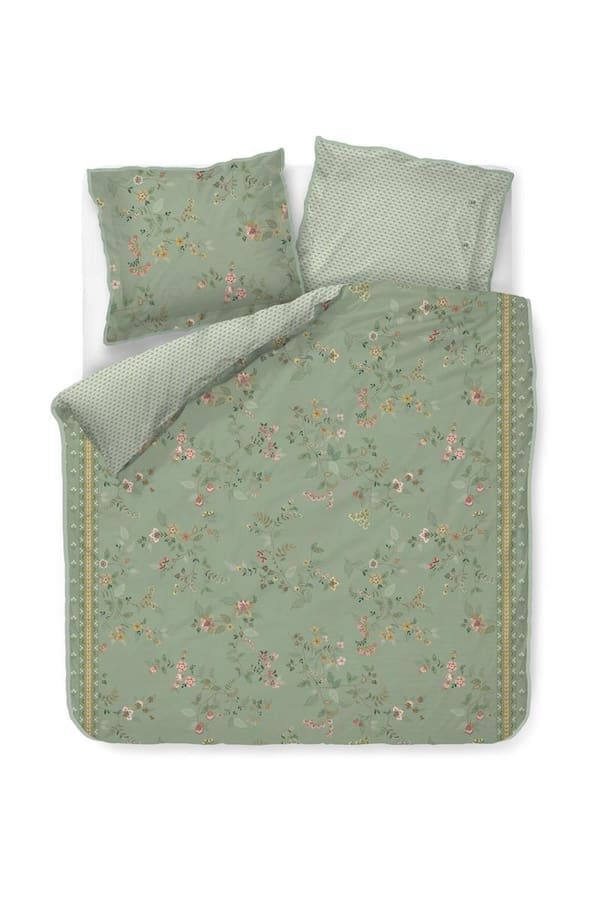 Pip Studio Kili Flower Groen dekbedovertrek - Afbeelding 8