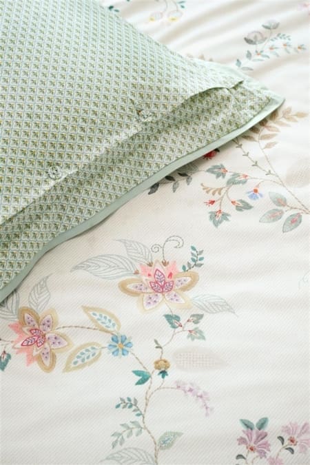 Pip Studio Kili Flower Wit dekbedovertrek - Afbeelding 4