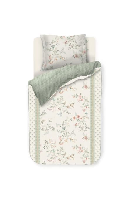 Pip Studio Kili Flower Wit dekbedovertrek - Afbeelding 8
