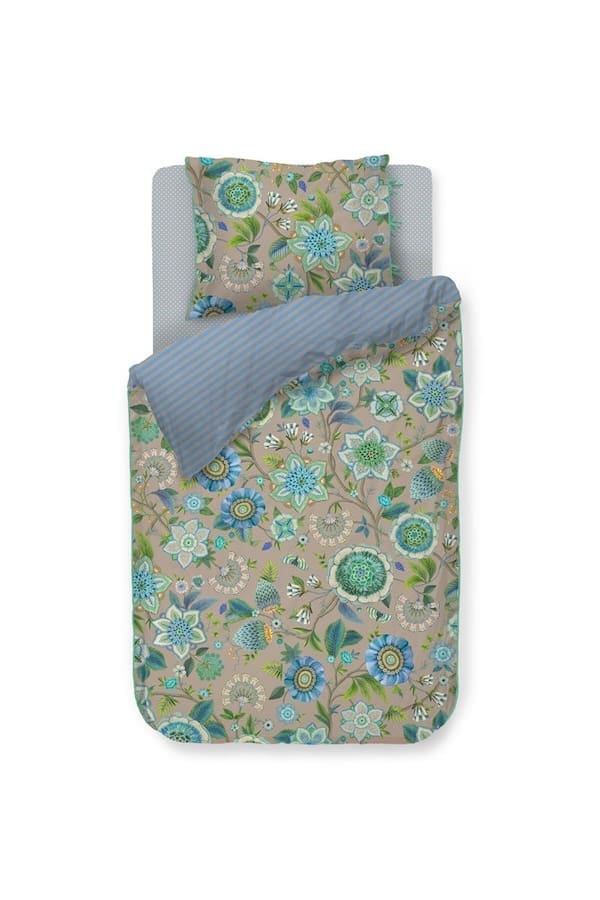 Pip Studio Viva La Vida Blauw dekbedovertrek - Afbeelding 6