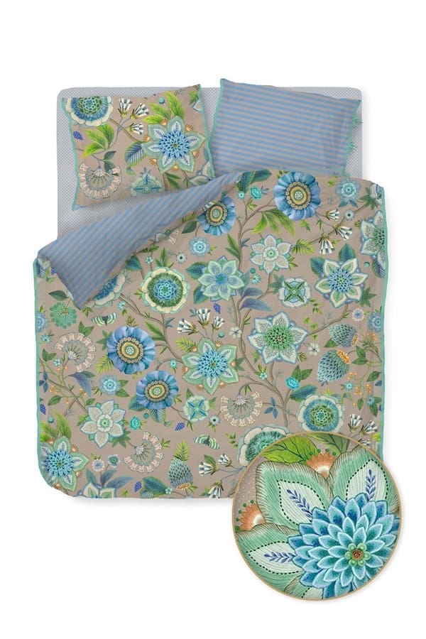 Pip Studio Viva La Vida Blauw dekbedovertrek