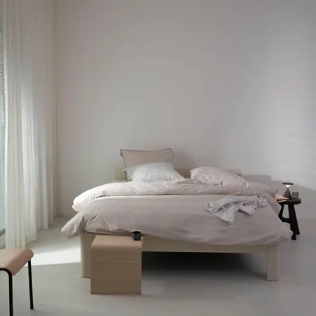 Auping Sand beige Percale Dekbedovertrek - Afbeelding 3