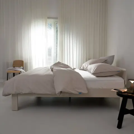 Auping Sand beige Percale Dekbedovertrek - Afbeelding 2