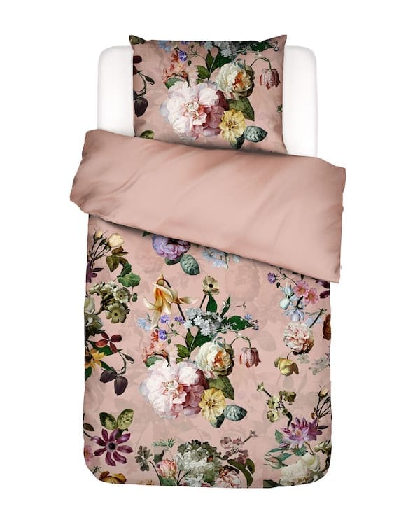 Essenza Fleur Evening rose dekbedovertrek - Afbeelding 3