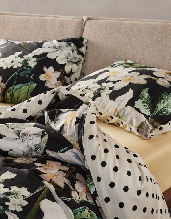 Essenza Rosalee Anthracite dekbedovertrek - Afbeelding 2