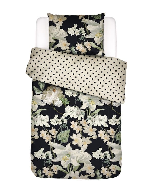 Essenza Rosalee Anthracite dekbedovertrek - Afbeelding 3