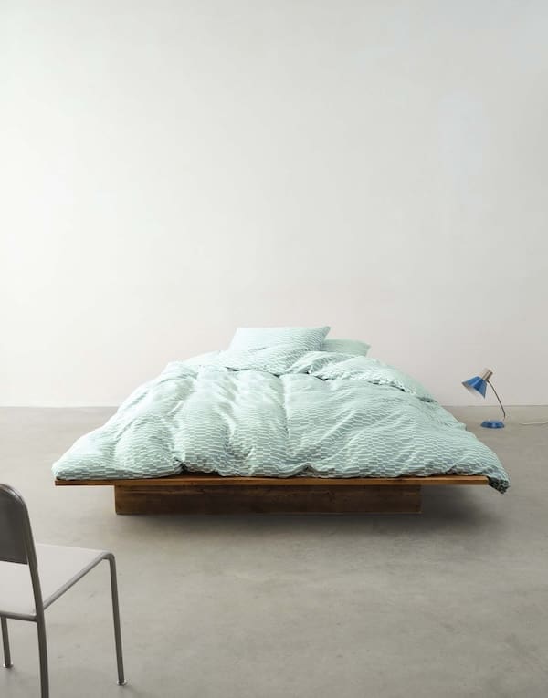 Marc O'Polo Harpa Blue haze dekbedovertrek - Afbeelding 2