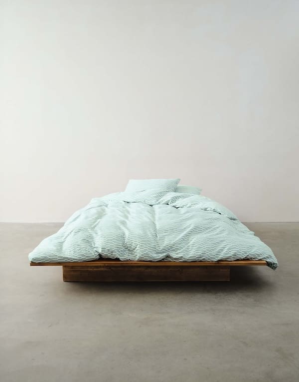 Marc O'Polo Harpa Blue haze dekbedovertrek - Afbeelding 3