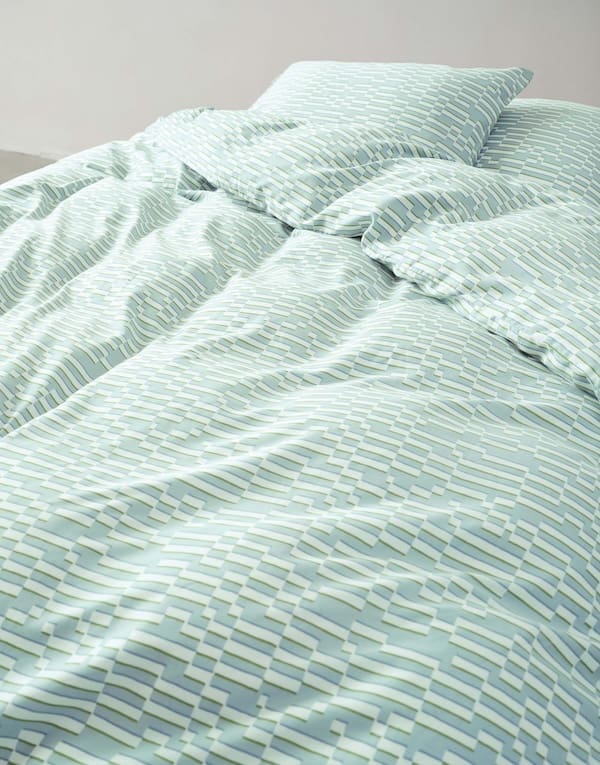 Marc O'Polo Harpa Blue haze dekbedovertrek - Afbeelding 4