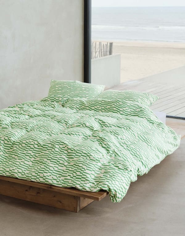 Marc O'Polo Harpa Fern green dekbedovertrek - Afbeelding 2