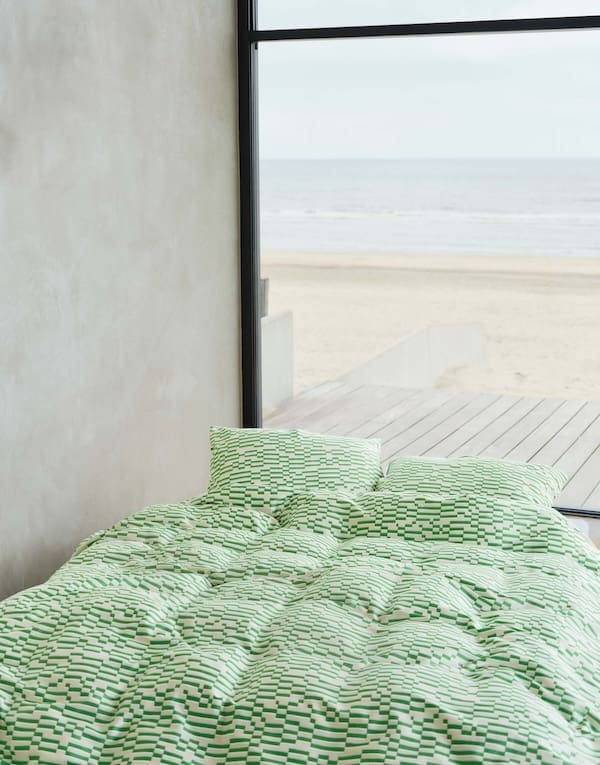 Marc O'Polo Harpa Fern green dekbedovertrek - Afbeelding 3