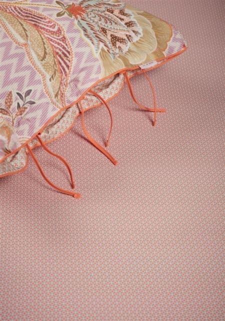 Pip Studio Cross Stitch Koraalrood hoeslaken - Afbeelding 2