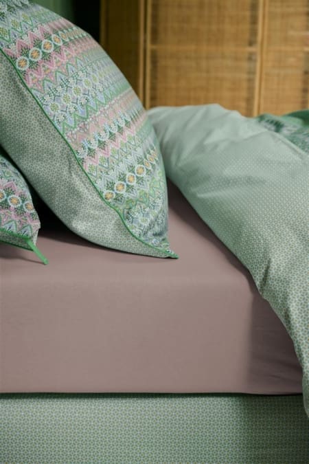 Pip Studio Cross Stitch Licht groen hoeslaken - Afbeelding 3